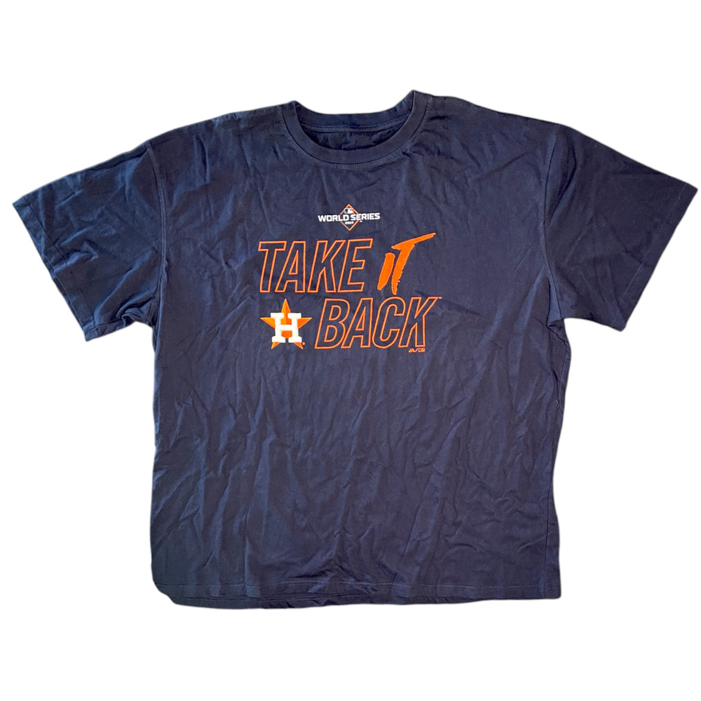 Majestic Houston Astros Take It Back World Series 2019 MLB T-Shirt Mens Size 4XL